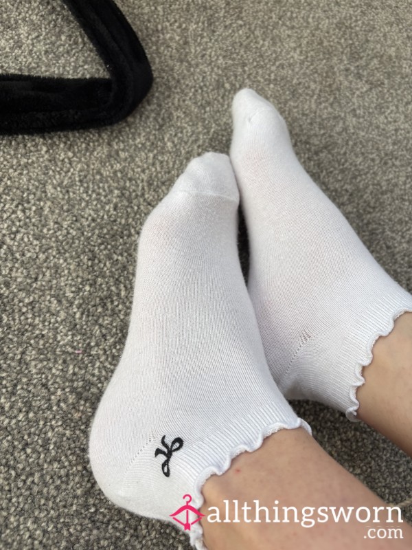 White Bow Ankle Socks🎀