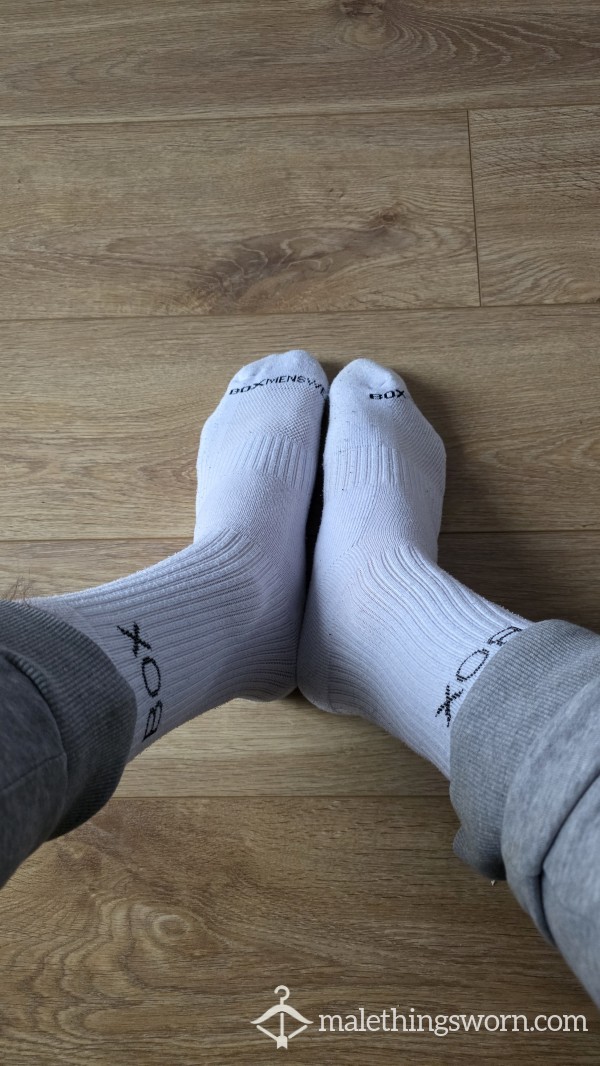 White BOX Socks