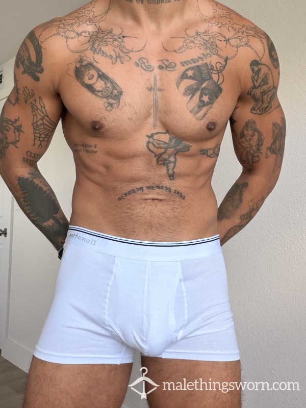 White Boxer-Briefs
