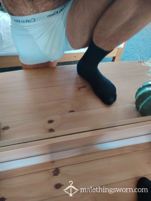 White Boxers And Black Socks 3 Day Gym Wear