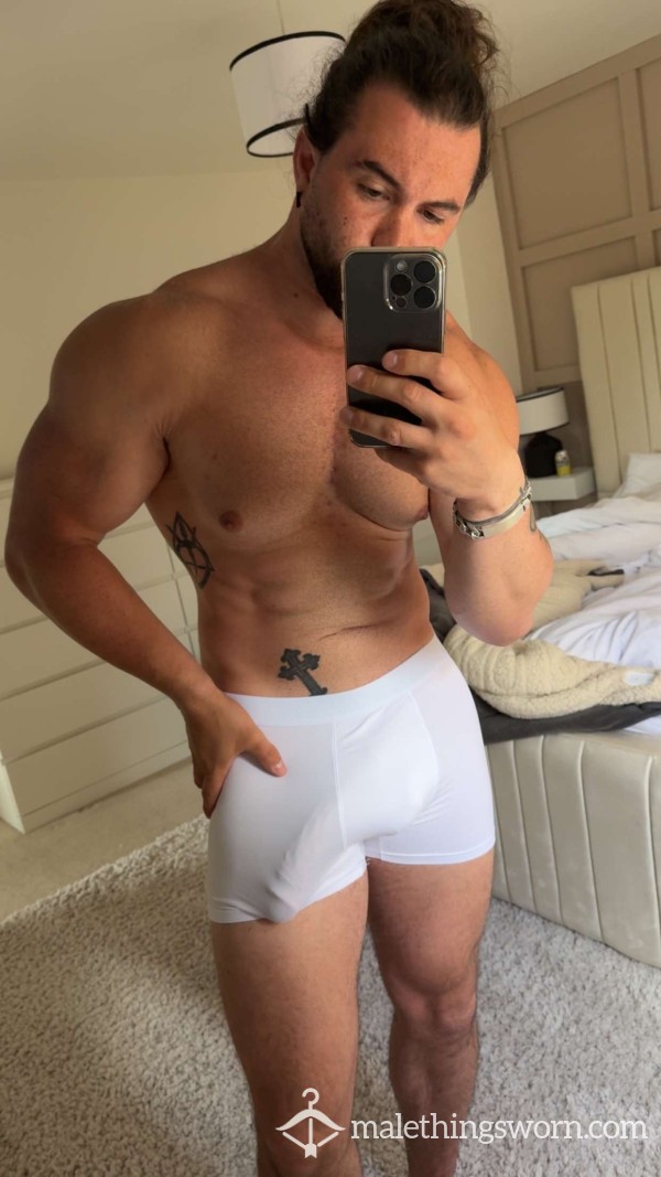 White Boxers, Any Scents Or Stains Available!😈