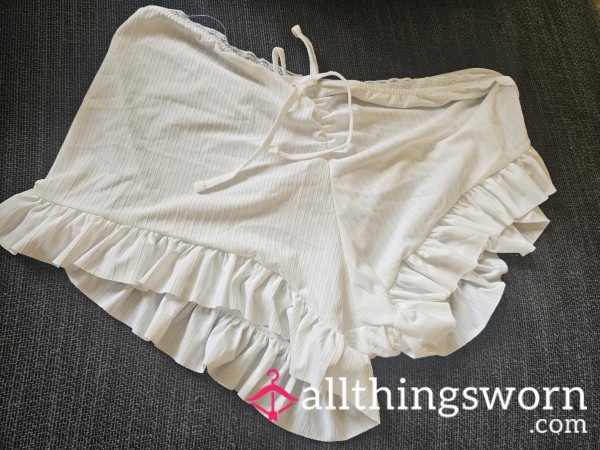 White Boy Shorts Large