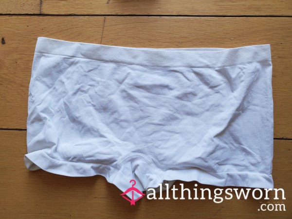 White Boyshorts