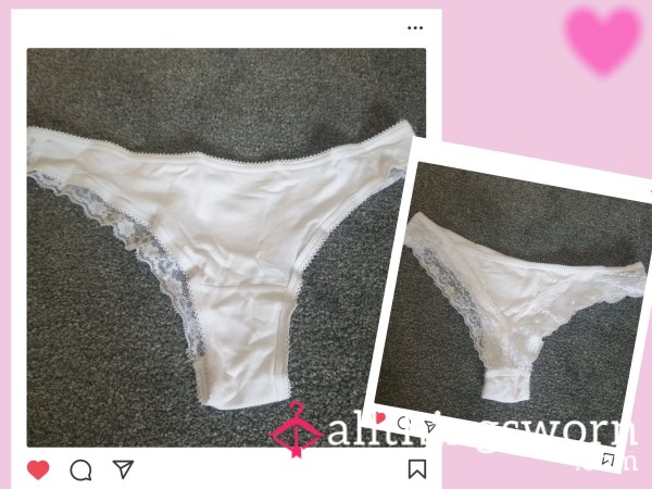 White Brazilian Panties🤍