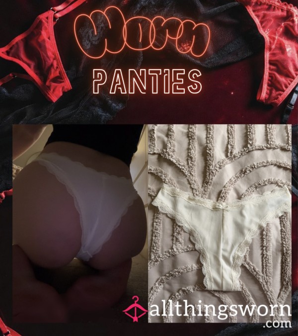 White Brazilian Panties🩲😈