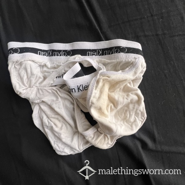 White Brief Worn More Than 2 Weeks