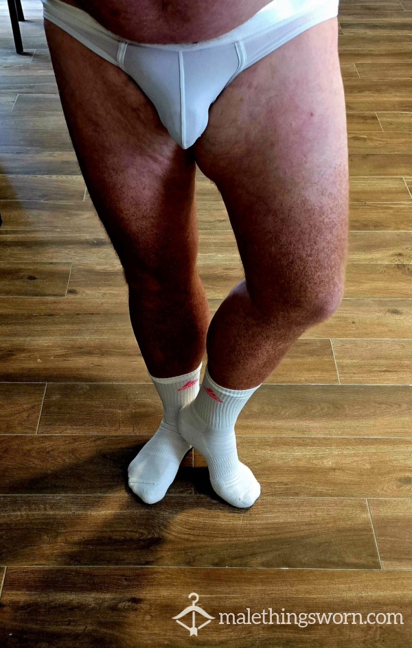 White Briefs And Socks
