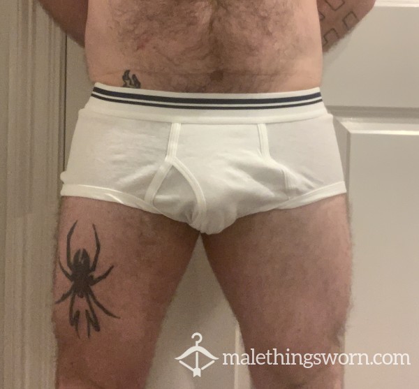 White Briefs W/ Requested Amount Of Usage.