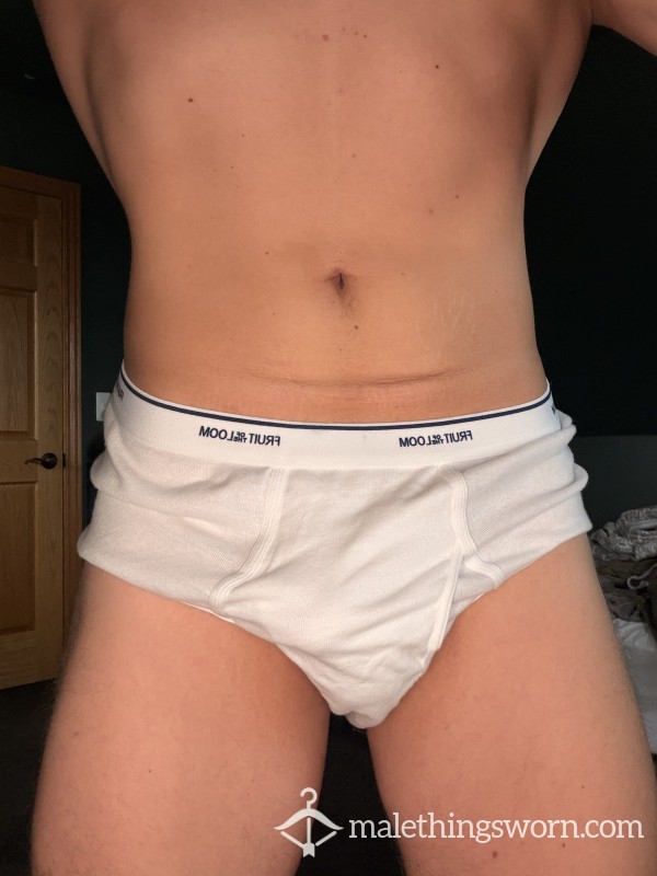 White Briefs Xl
