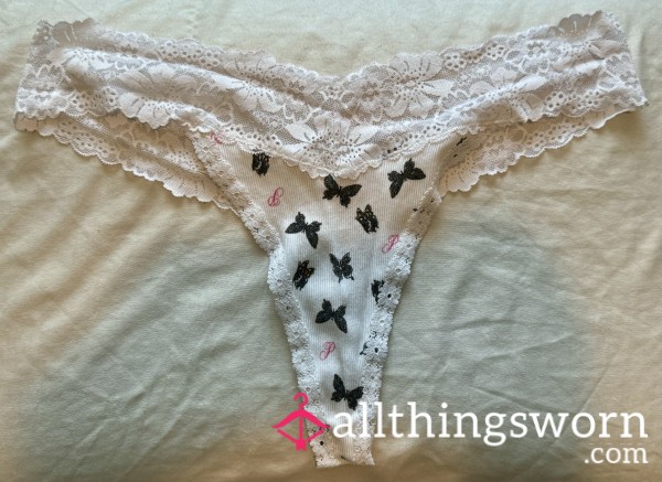 White Bu*terfly VS Thong 🤍🦋