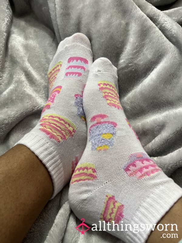 White Cake Socks