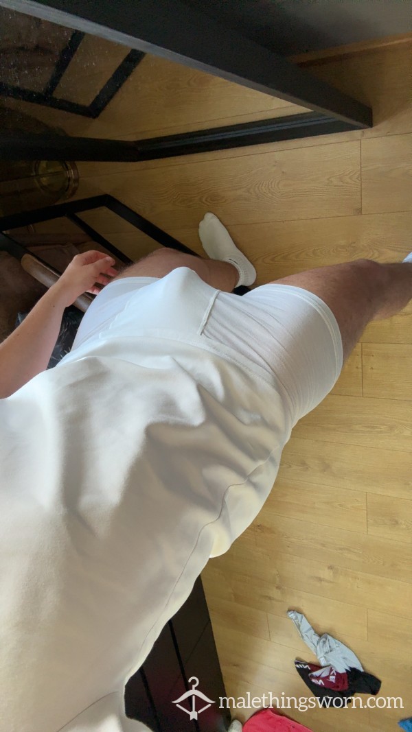 White Calvin Klein Boxer Briefs