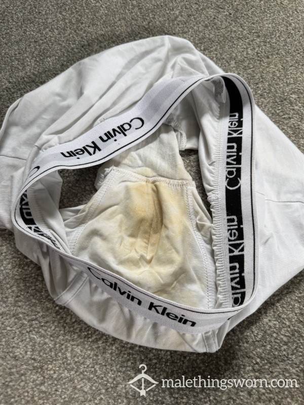 White Calvin Klein Boxers