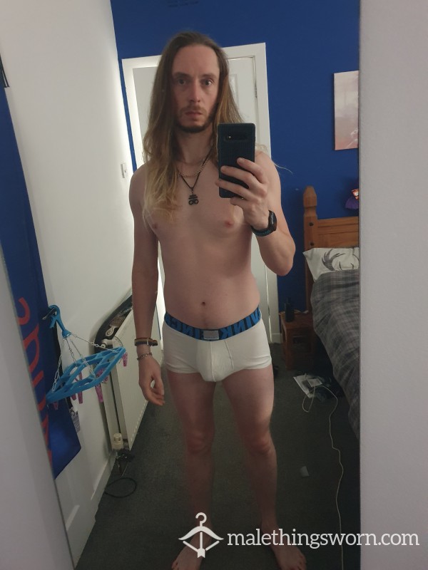 White Calvin Klein Boxers