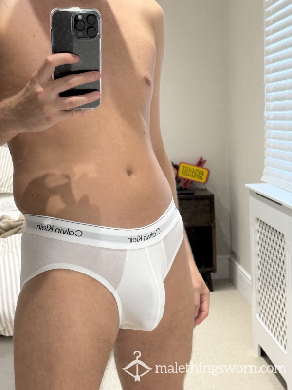 White Calvin Klein Briefs