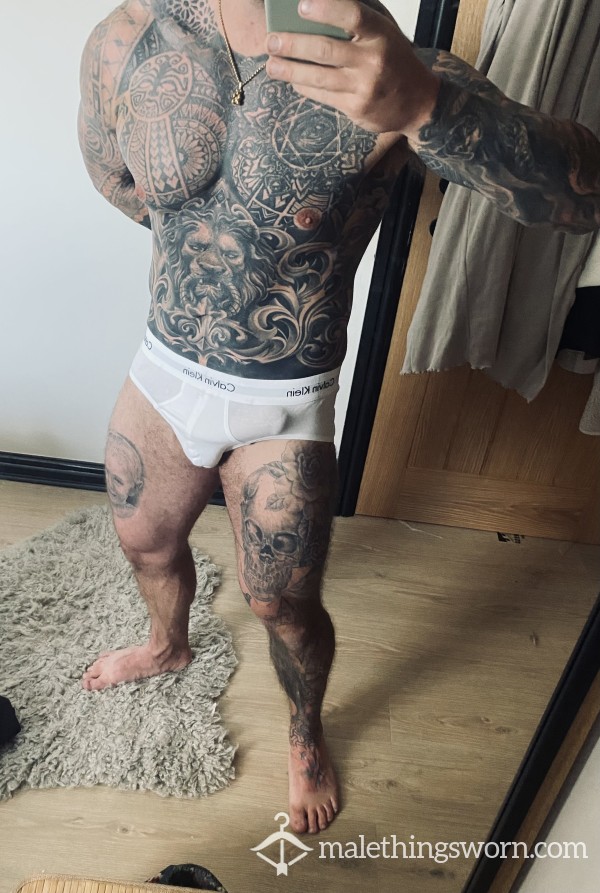 White Calvin Klein Briefs