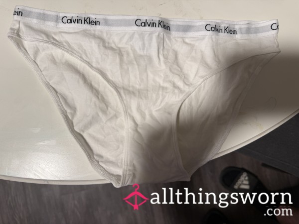 White Calvin Klein Panties