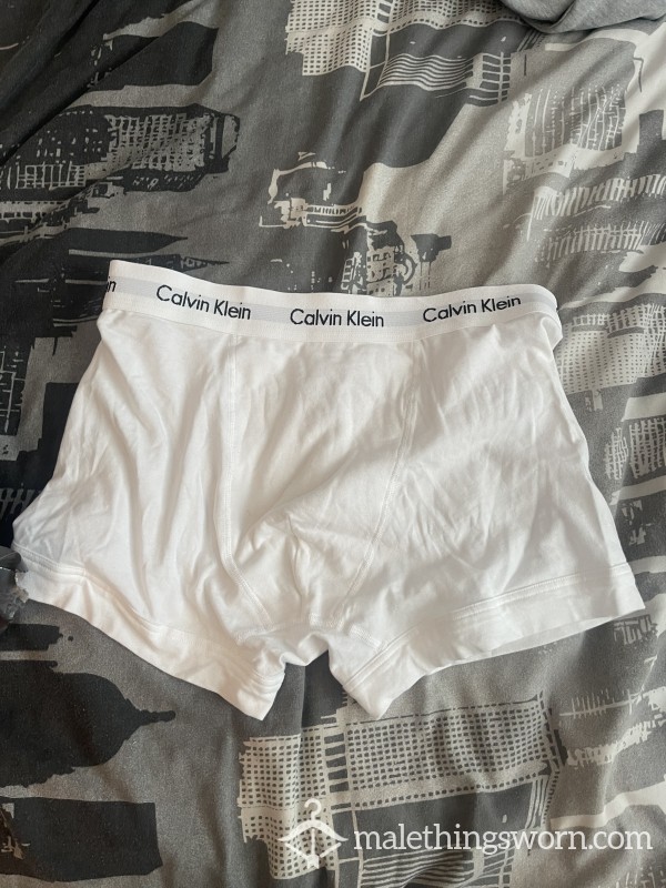 White Calvin’s - 2 Days + 2 Workouts 😈🍑🍆💦