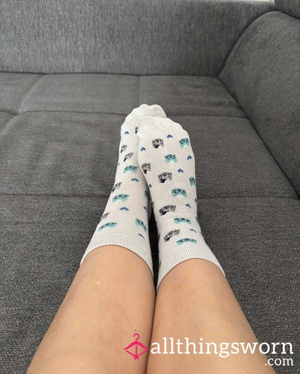 White Cat Socks