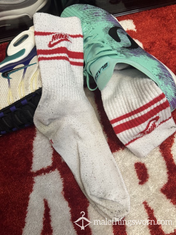 White Chav Socks