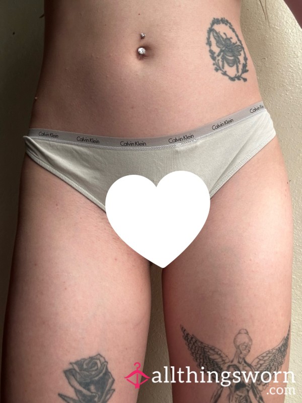 White CK Thong