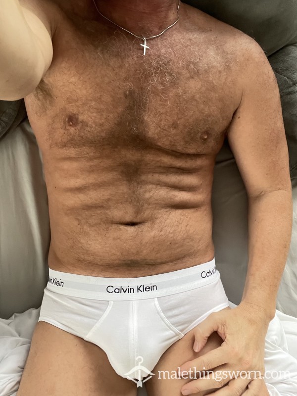 White Cla**ic Calvin Briefs