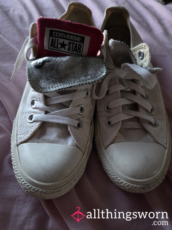 White Converse Shoes