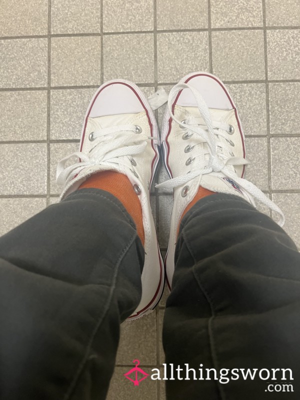 White Converse Size 8.5