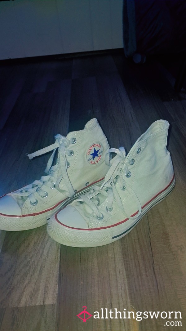 White Converse Sneakers
