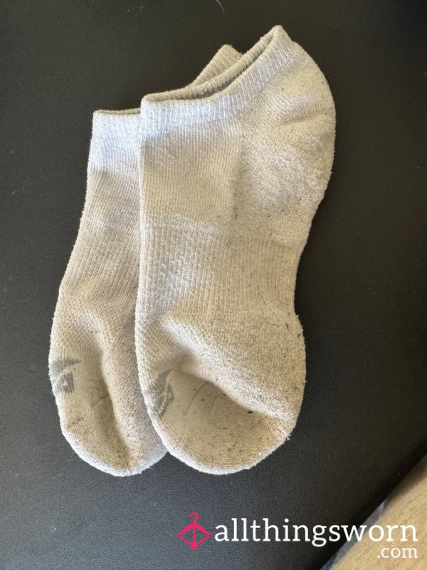 White Avia Ankle Socks