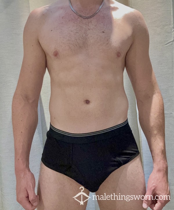 Black Cotton Briefs