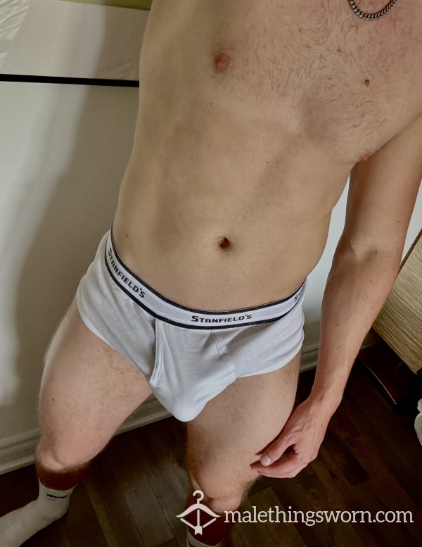 White Cotton Briefs