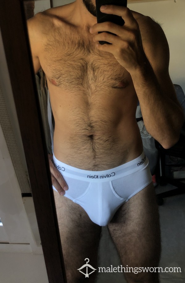 White Cotton CK Brief