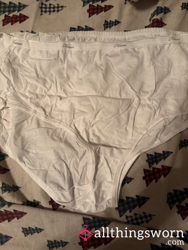 White Cotton Fullbacks *MULTIPLE PAIRS*