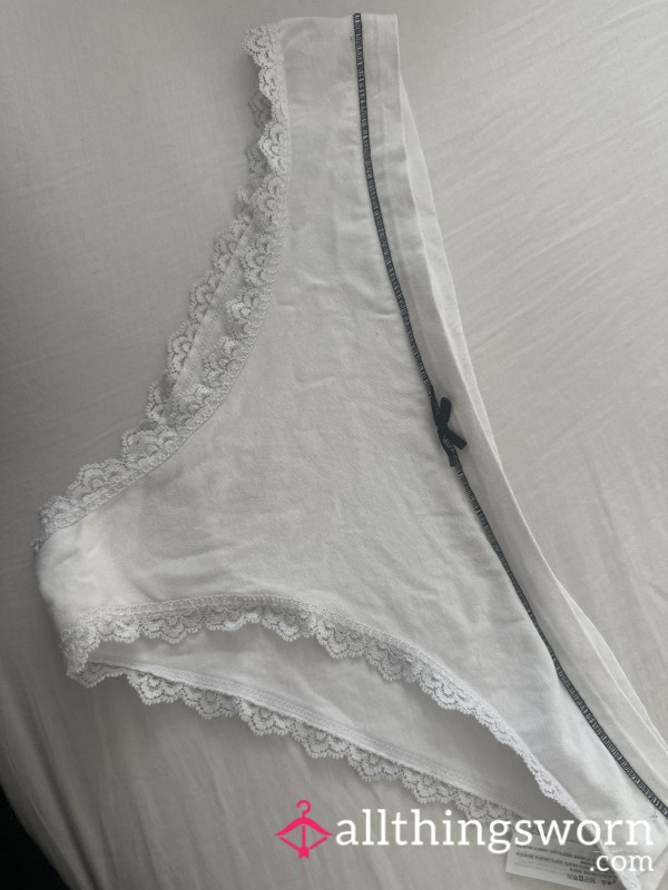 White Cotton Good Girl Panties