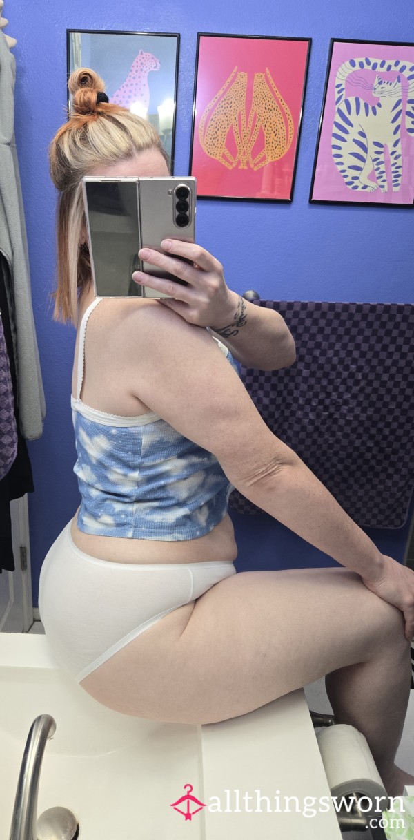 White Cotton Panties