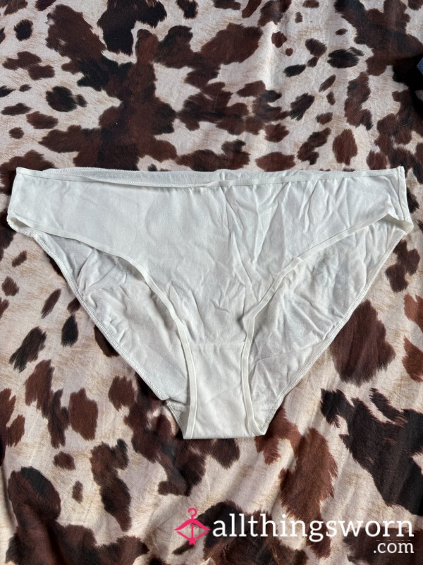 White Cotton Panties