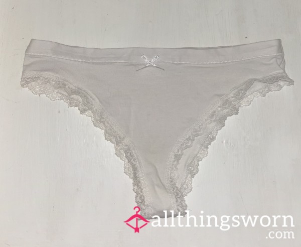 White Cotton Panties