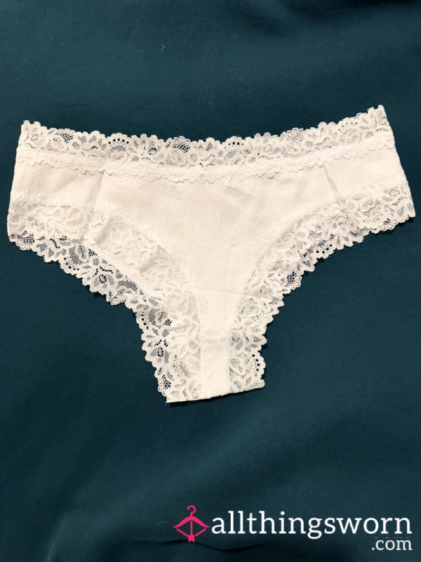 White Cotton Panties Flash Sale 💥 Ovulating Currently- Extra Wet. One Day Wear