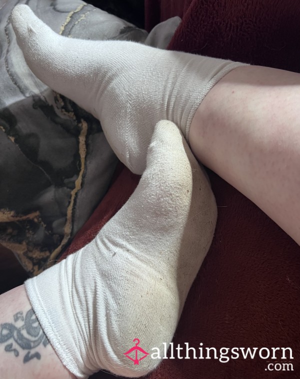 White Cotton Socks 3day Wear🫶🏻