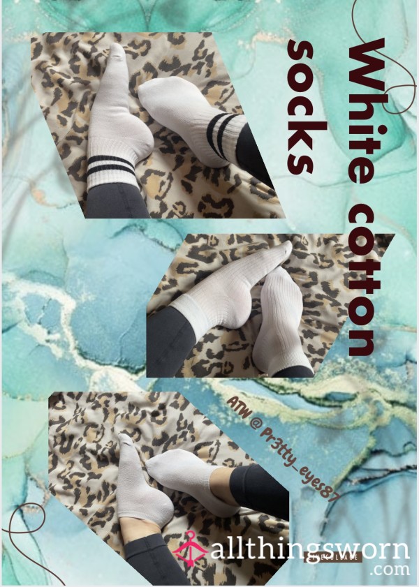 White Cotton Socks