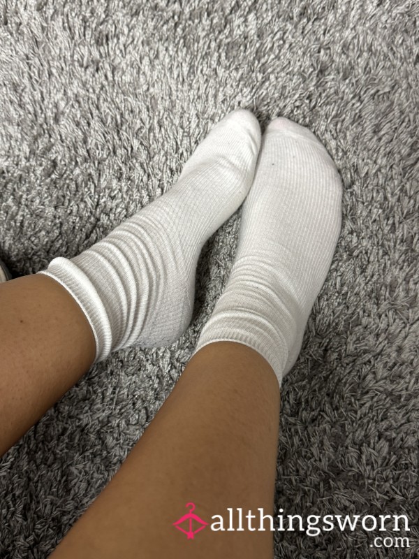 White Cotton Socks 48hrs Wear