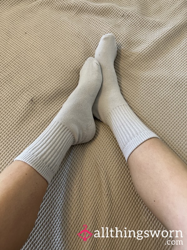 🤍white Cotton Tennis Socks 🎾