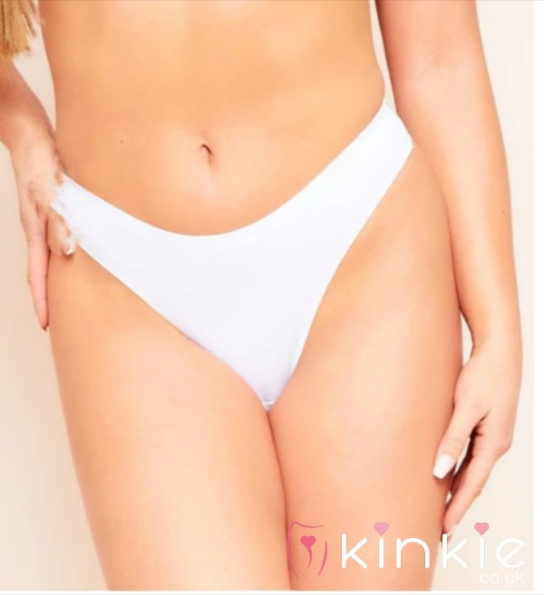 White Cotton Thong Sx XL / 16