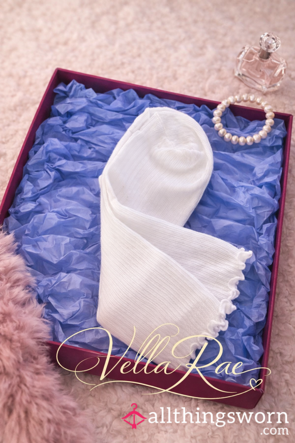 White Cozy Soft Socks