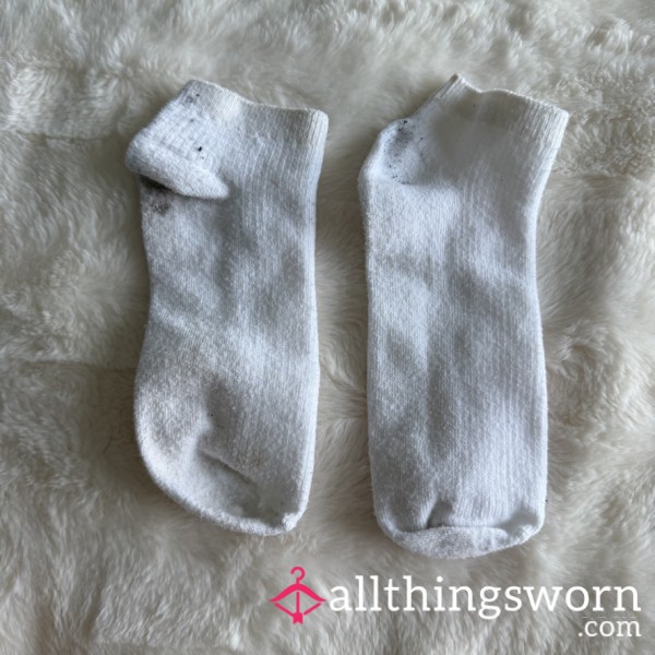 White Crew Socks