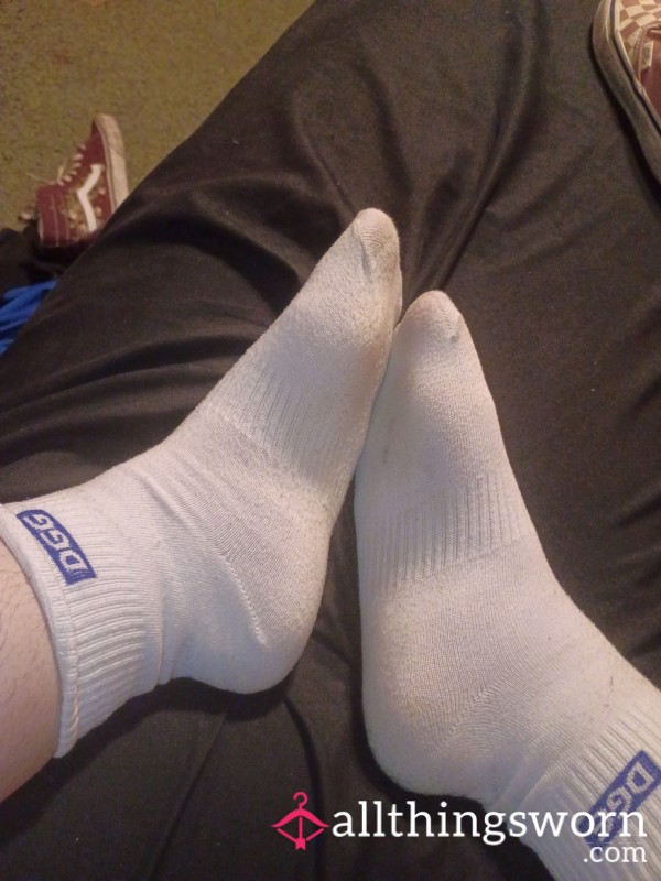 White Crew Socks
