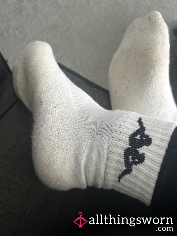 White Crew Socks/ Gym Socks
