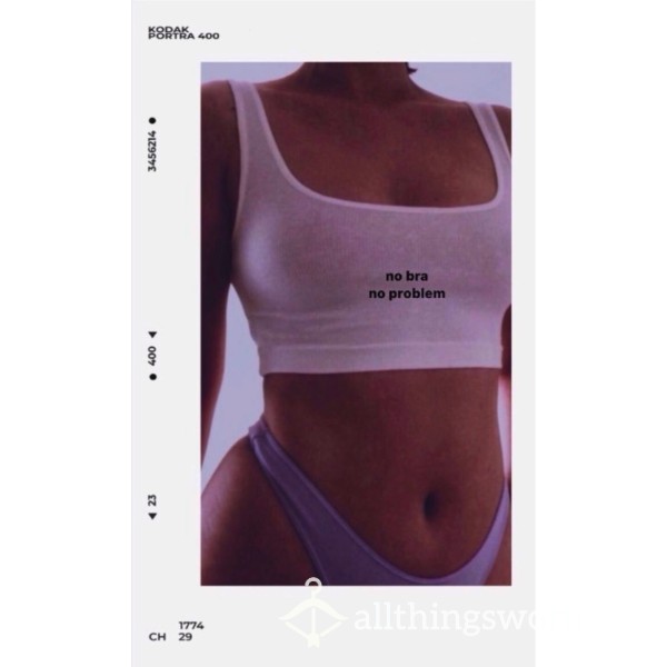 White Crop Top