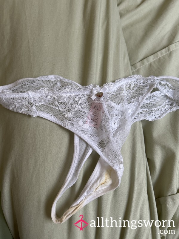 White Crusty Thong